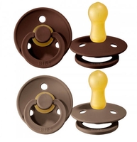 BIBS Schnuller aus Naturgummi Mocha/Dark Oak 6-18 Monate