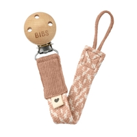 Bibs Schnullerkette Braid Blush/Ivory