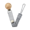 BIBS Schnullerkette Braid Cloud/Iron