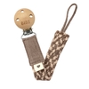 BIBS Schnullerkette Braid Dark Oak/Vanilla