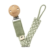 BIBS Schnullerkette Braid Sage/Ivory