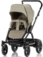 Britax Römer Go Big² Sand Melange/Black inkl. Kinderwagenwanne