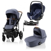 Britax Römer SMILE III Indigo Blue COMFORT PLUS BUNDLE (inkl. Sportwagen,  Kinderwagenaufsatz,  BABY-SAFE i-SIZE Moonlight Blue,  Flex Base)