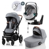 Britax Römer SMILE III Nordic Grey COMFORT PLUS iSENSE STAY COOL (inkl. Sportwagen,  Kinderwagenaufsatz,  BABY-SAFE iSENSE Nordic Grey Smile,  Base)