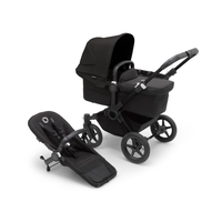 Bugaboo Donkey 5 Mono Complete Black/Midnight-Black Kinderwagen-Set mit Liegewanne und Sitz