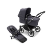 Bugaboo Donkey 5 Mono Complete Graphite/Stormy Blue Kinderwagen-Set mit Liegewanne und Sitz