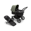 Bugaboo Donkey 5 Mono Complete Midnight-Black/Forest Green Kinderwagen-Set mit Liegewanne und Sitz