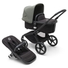 Bugaboo Fox 5 Forest Green / Midnight-Black Kinderwagen-Set mit Liegewanne und Sitz