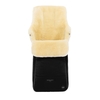 Christ Arosa Luxe Lammfellfußsack Vollfell Black