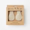 Cloby Magnetische Clips aus Leder (2er Pack) beige