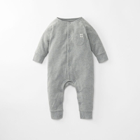 Cloby Strampler 62/68 Stone Grey