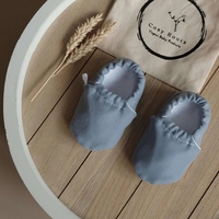 Cosy Roots Veganer Krabbelschuh Dusty Blue - Earth Collection - Gr. 23