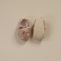 Cosy Roots Veganer Krabbelschuh Natural Dinos 19