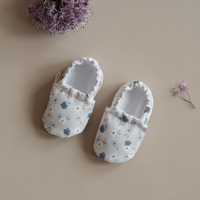 Cosy Roots x Lara Piaskowy Veganer Krabbelschuh Blue Flowers 20