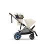 Cybex Kinderwagen e-GAZELLE S (Taupe Frame) Seashell Beige