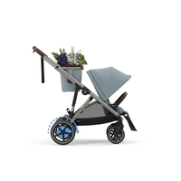 Cybex Kinderwagen e-GAZELLE S (Taupe Frame) Stormy Blue