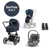 Cybex Priam 4 Set Angebot 2023 - Dark Navy / Rosegold - Mirage grey Plus