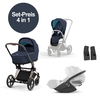 Cybex Priam 4 Set Angebot 2023 - Dark Navy / Rosegold - Platinum White Plus
