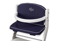 DawOst tiSsi® Polster für Hochstuhl blau