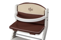 DawOst tiSsi® Polster für Hochstuhl braun