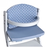 DawOst tiSsi® Polster für Hochstuhl Kronen blau (Dawost)