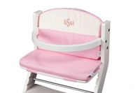 DawOst tiSsi® Polster für Hochstuhl rosa (Dawost)