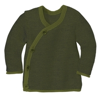 Disana Melange-Jacke 50/56 oliv-anthrazit