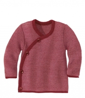 Disana Melange-Jacke 62/68 bordeaux-rose