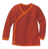 Disana Melange-Jacke 62/68 orange-bordeaux