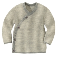 Disana Melange-Jacke Grau-Natur Gr. 74/80