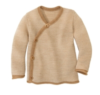 Disana Melange-Jacke Karamell-Natur Gr. 74/80