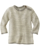 Disana Melange-Pullover 62/68 grau-natur