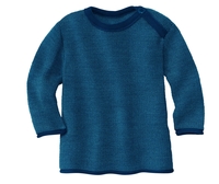 Disana Melange-Pullover 74/80 marine-lagoon