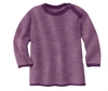 Disana Melange-Pullover 74/80 pflaume-rose