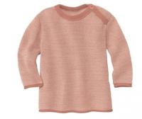 Disana Melange-Pullover 74/80 rose-natur