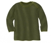 Disana Melange-Pullover 86/92 oliv-anthrazit