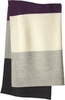 Disana Merino Strickschurwolldecke pflaume/grau 100x80cm