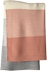 Disana Merino Strickschurwolldecke rose/natur 100x80cm