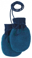 Disana Strick-Handschuhe Gr.0 marine-blau