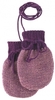 Disana Strick-Handschuhe Gr.0 pflaume-rose