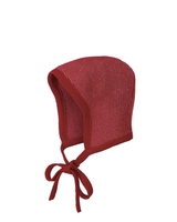 Disana Strick-Häubchen Gr.0 bordeaux-rose