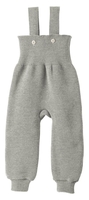 Disana Strick-Trägerhose 74/80 grau