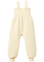 Disana Strick-Trägerhose Natur Gr. 50/56