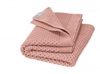 Disana Waben-Strickdecke 80x100 cm rose