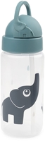Done by Deer Flasche mit Trinkhalm Elphee blau