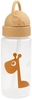 Done by Deer Flasche mit Trinkhalm Raffi senfgelb