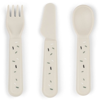 Done by Deer Foodie Besteck Set Confetti Sand
