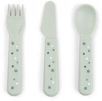 Done by Deer Foodie Besteck Set Happy Dots Green