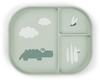 Done by Deer Foodie Compartment Plate Croco Green