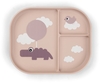 Done by Deer Foodie Compartment Plate Happy Clouds Powder